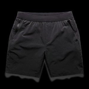 Black Interval Short- 7" Inseam - MEDIUM - No Liner